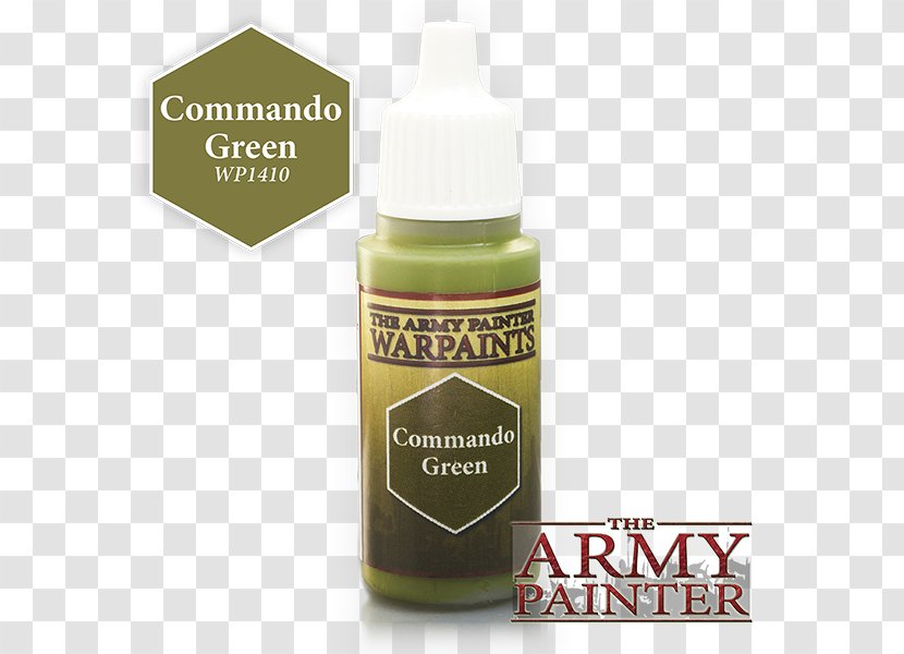 Warpaint Painting Wash The Army-Painter ApS - Ink - Green Paint Transparent PNG