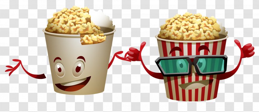 Popcorn Sundae - Food - Anthropomorphic Bucket Transparent PNG