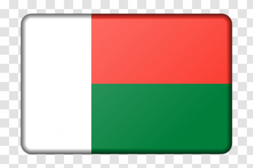 Flag Of Madagascar Mahabo District Ambositra World - Rectangle Transparent PNG