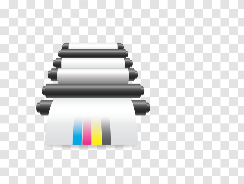 Paper Digital Printing Office Supplies Printer - Rectangle Transparent PNG