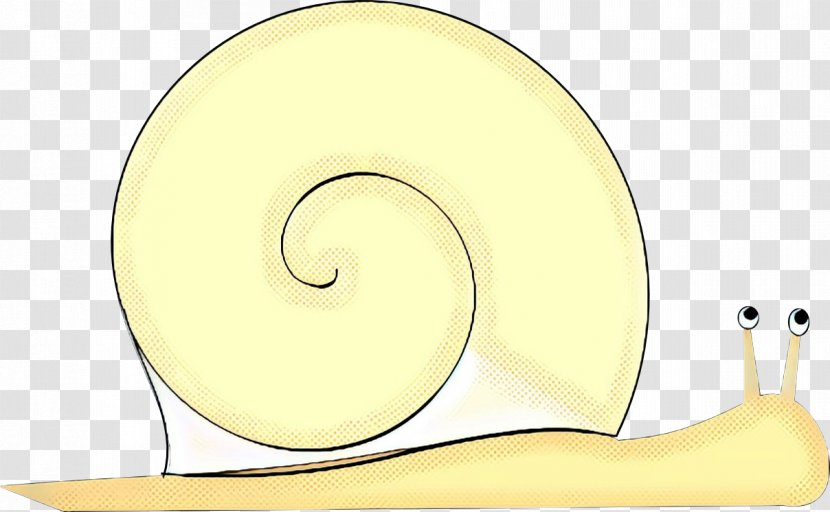 Yellow Clip Art Snail Snails And Slugs - Retro Transparent PNG
