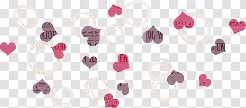 Clip Art - Petal - Floating Purple Heart Transparent PNG