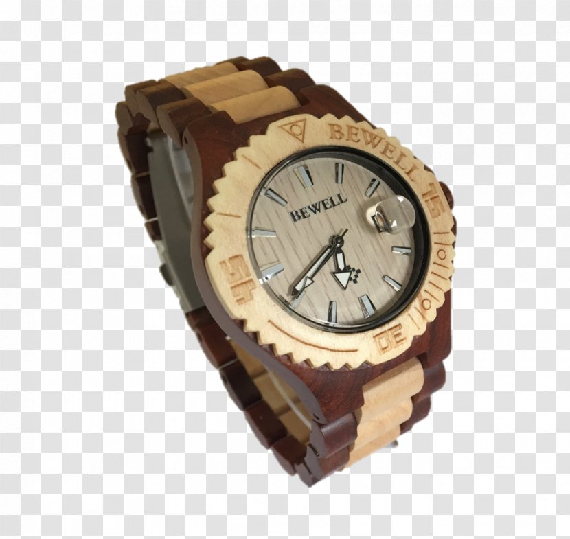 Watch Strap Wood Clock - Luxury Goods Transparent PNG