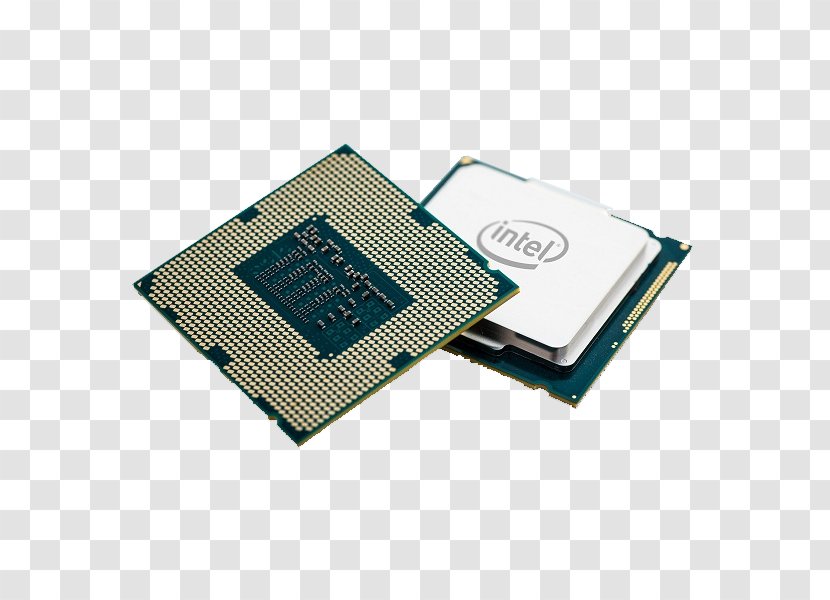 Intel Core I7 Central Processing Unit Multi-core Processor - Electronic Device - Kaby Lake Transparent PNG