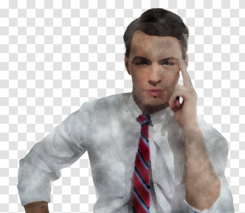 Tie Nose Chin Male Forehead - Muscle Suit Transparent PNG