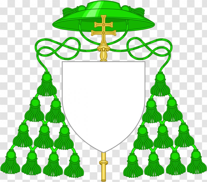 Holy See Archbishop Ecclesiastical Heraldry Coat Of Arms Galero - Primate - Conifer Transparent PNG