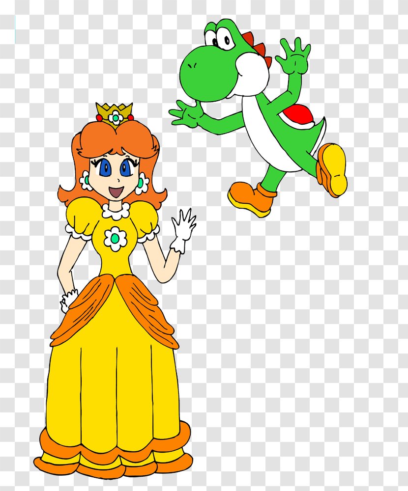 Princess Daisy Peach Yoshi Luigi Baby - Flower Transparent PNG