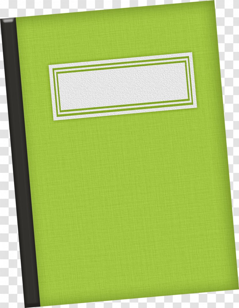 Paper Rectangle Green - Yellow - Notebook Transparent PNG