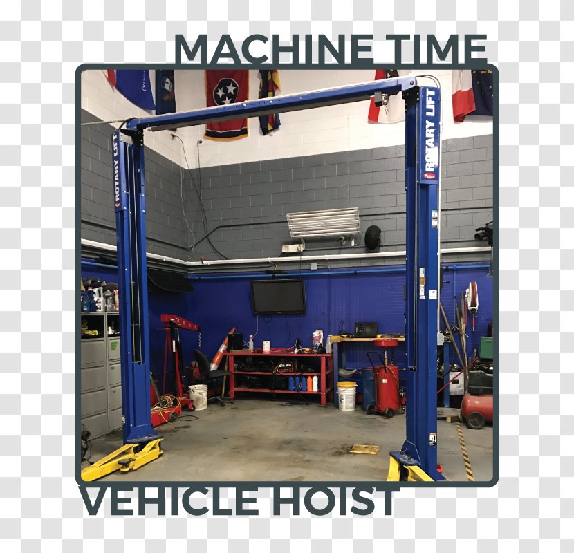 Car Automobile Repair Shop Motor Vehicle Parking - Machine - Hoisting Transparent PNG