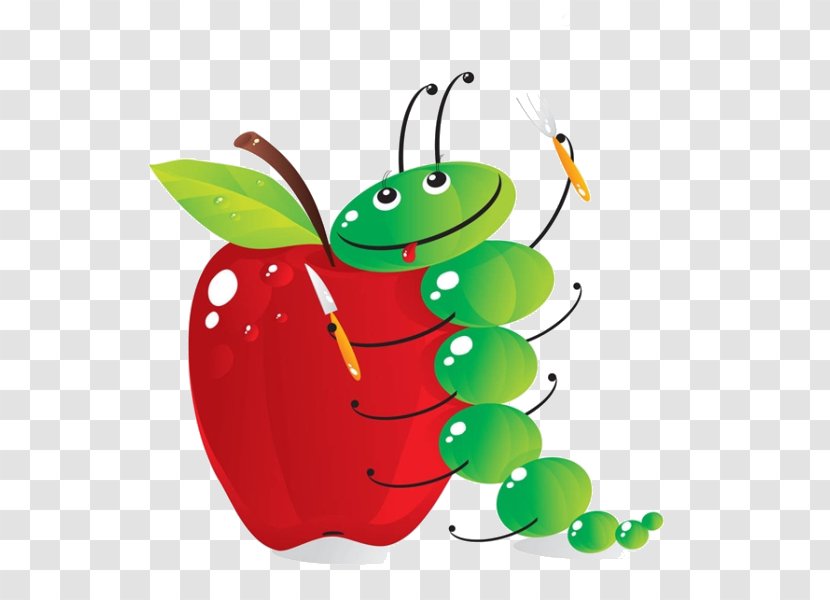 The Very Hungry Caterpillar Euclidean Vector Photography Illustration - Depositphotos - Cartoon Apple Bugs Transparent PNG