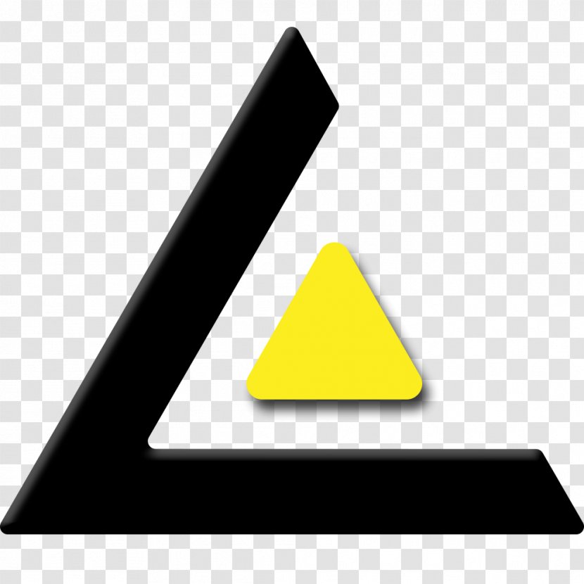 Triangle Product Design - Yellow Transparent PNG