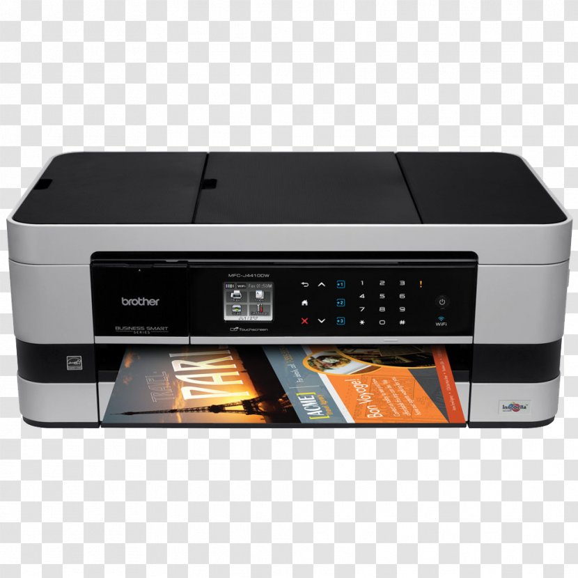 Multi-function Printer Ink Cartridge Brother Industries Inkjet Printing - Electronic Instrument - Microsoft Fax Windows Xp Transparent PNG