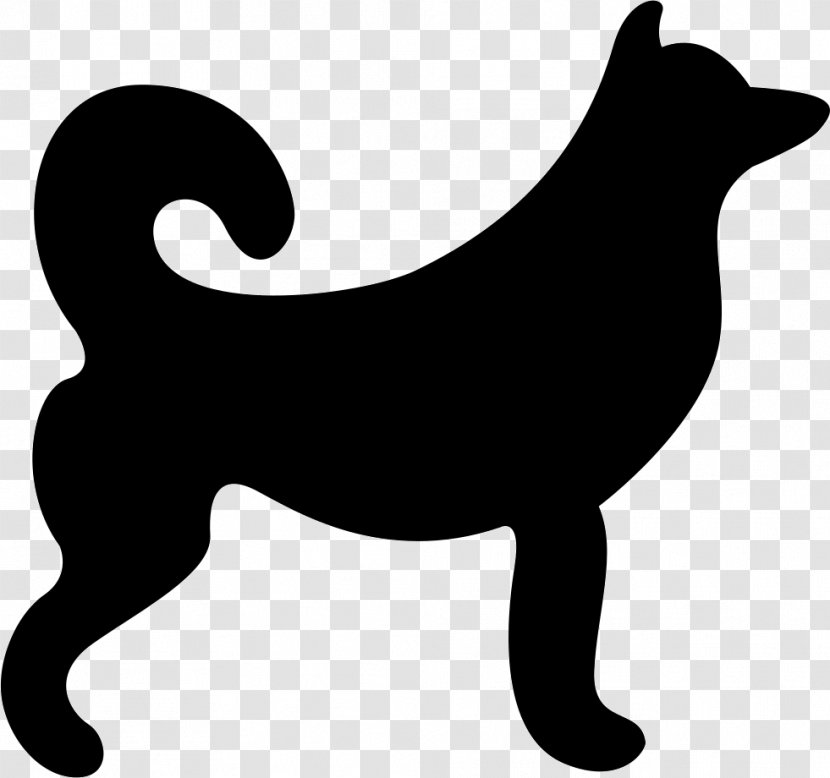 Whiskers Tibetan Spaniel Dog Breed Clip Art - Monochrome - Shadow Transparent PNG