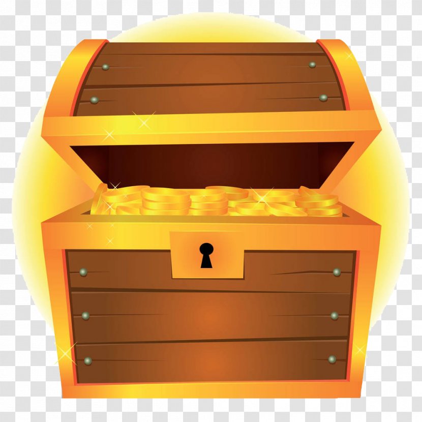 Buried Treasure Cartoon Royalty-free Stock Photography - Flower - Sparkling Coin Box Transparent PNG