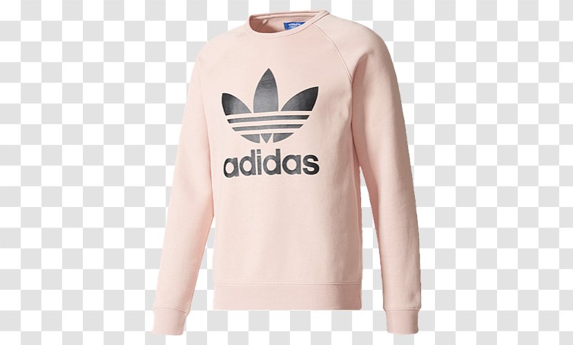 T-shirt Hoodie Crew Neck Adidas Originals - Sweatshirt Transparent PNG