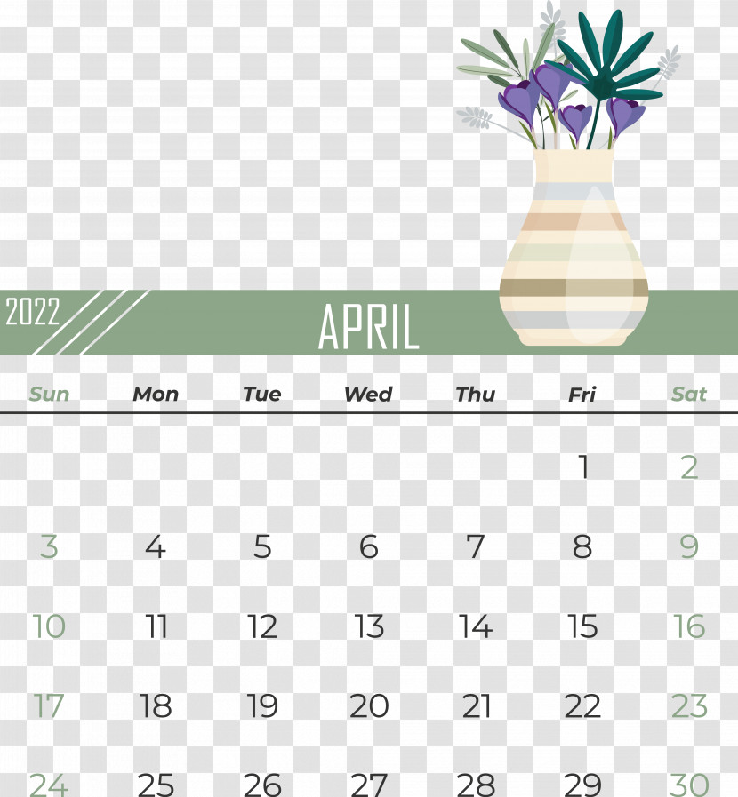 Calendar Logo Vector Vase Spring Flowers Line Transparent PNG