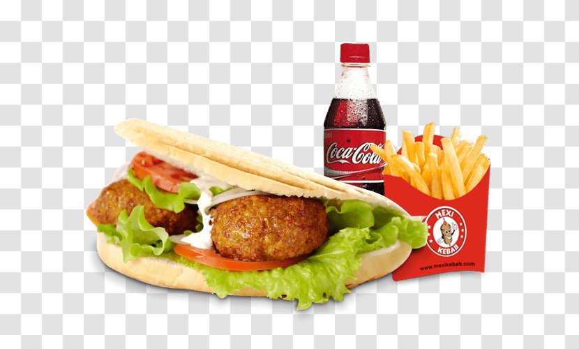 Hamburger Fast Food French Fries Junk Cheeseburger - Kebab Transparent PNG