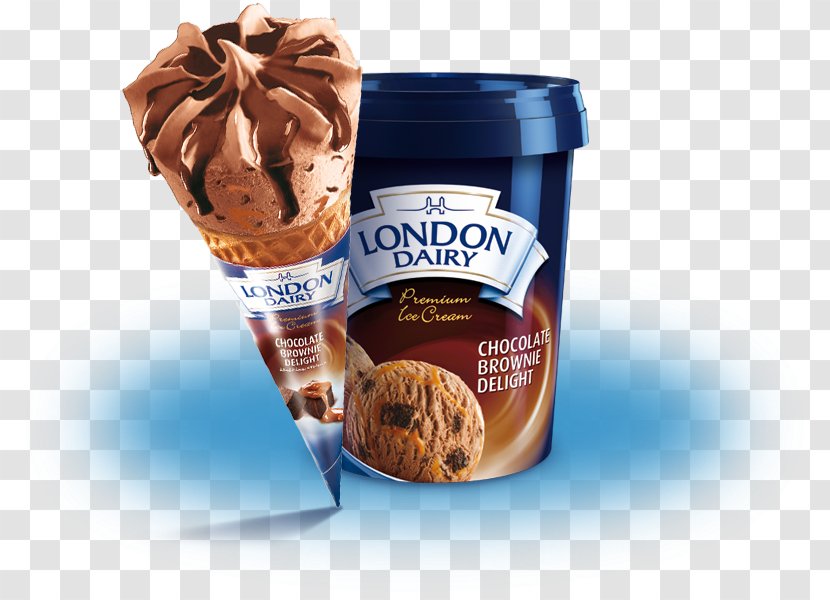Gelato Chocolate Ice Cream Brownie - Butter Transparent PNG