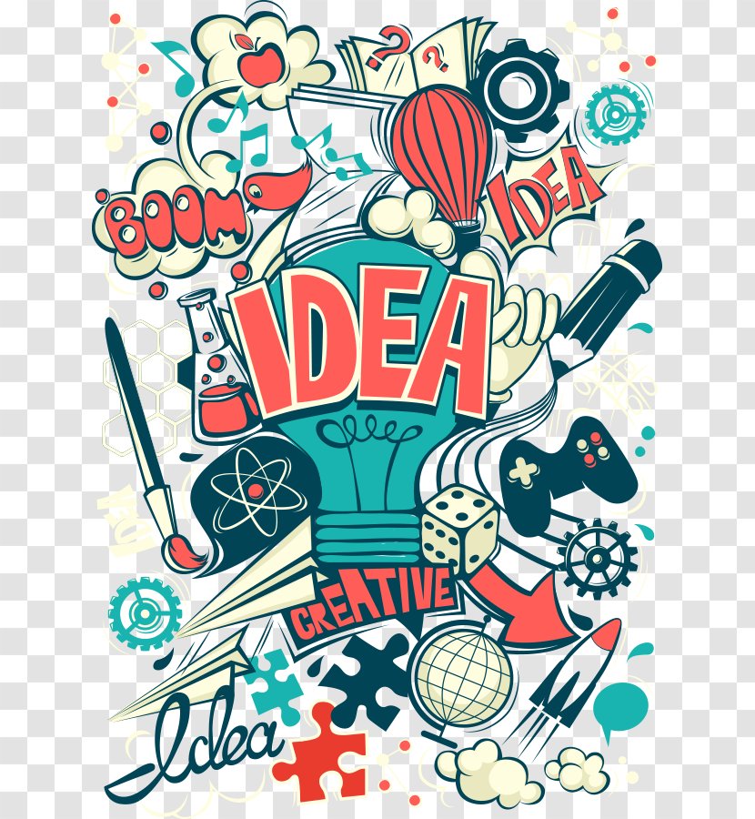 Creativity Idea - Poster - Vector Illustration Creative Thinking Transparent PNG