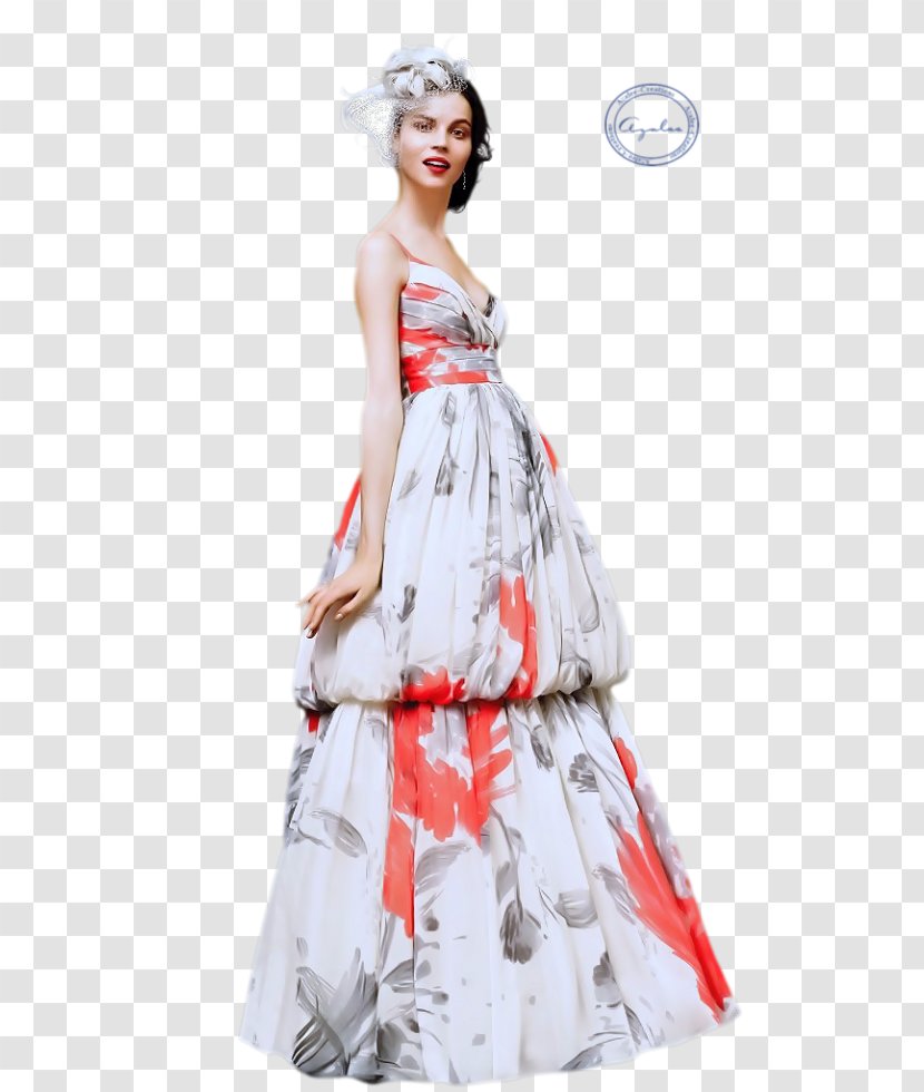 Evening Gown Woman In Dress Cocktail - Cartoon Transparent PNG
