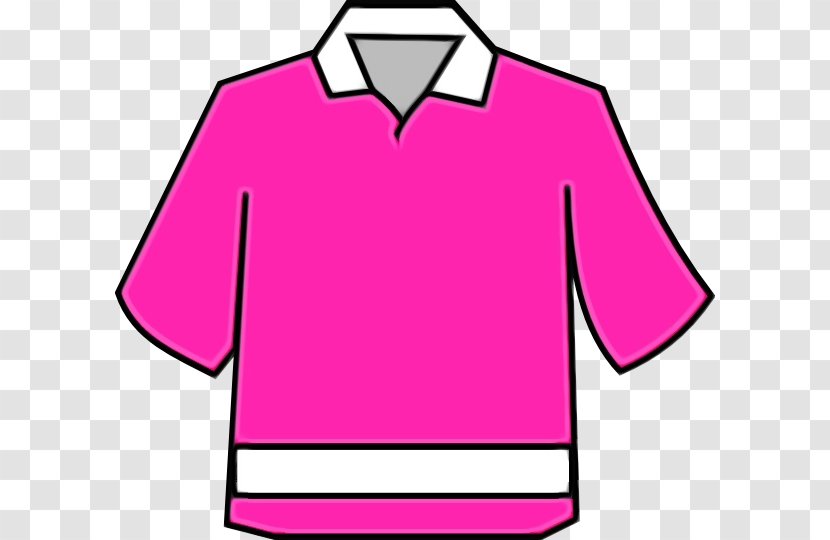 Pink Background - Outerwear - Sportswear Jersey Transparent PNG