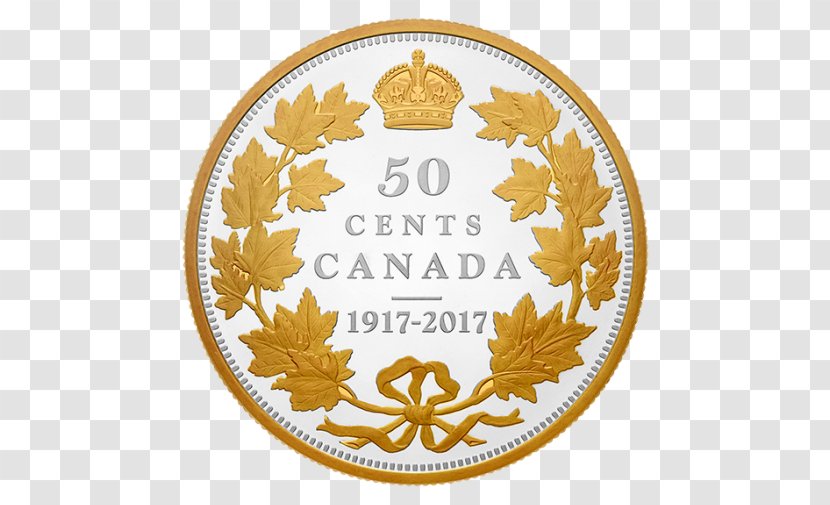 Canada Half Dollar Coin Royal Canadian Mint Transparent PNG