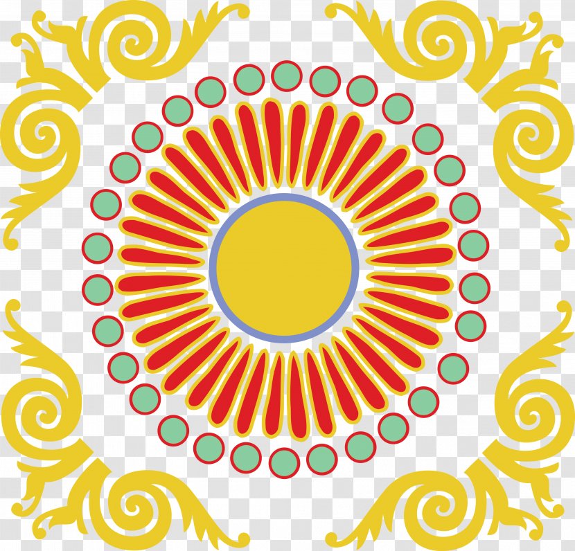 Mandala Symbol Tapestry - Indian Transparent PNG