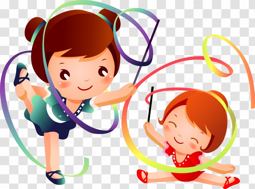 Dancer Cartoon Child - Tree - Gymnastics Transparent PNG