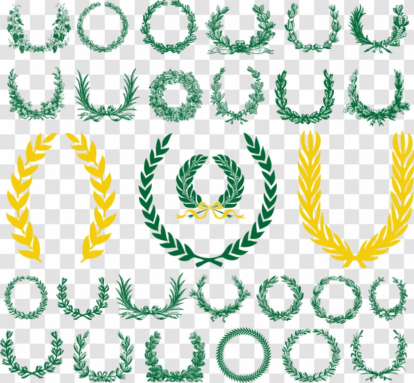 Laurel Wreath Stock Photography Clip Art - Symbol - Vector Rice Transparent PNG