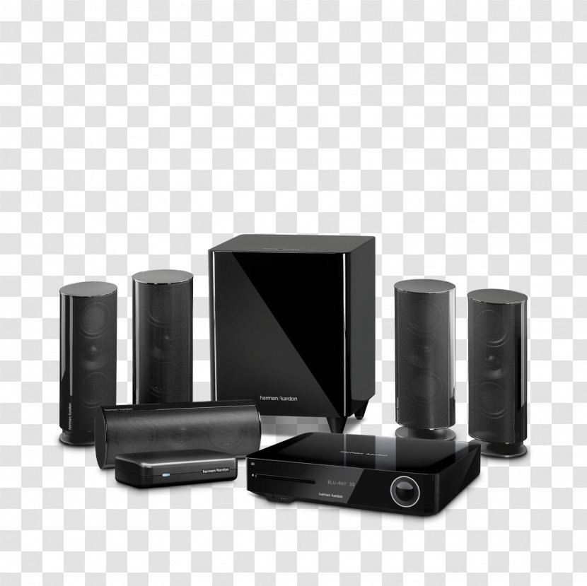 Blu-ray Disc Home Theater Systems Harman Kardon BDS 885 Cinema System 335 2.1 Heimkinosystem 3D Blu-Ray Player, 200 W, Bluetooth - Video Scaler - 51 Surround Sound Transparent PNG
