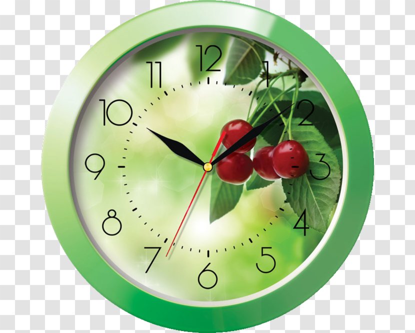 Solar Term Green Clock Red Guyu - Wall Transparent PNG