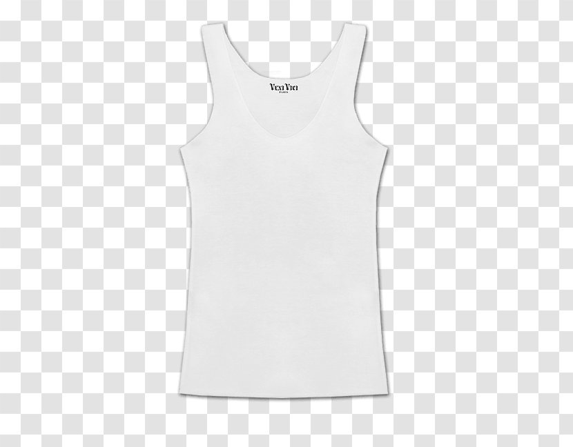 Gilets T-shirt Undershirt Sleeveless Shirt - White Transparent PNG