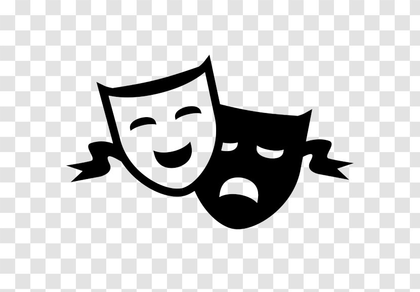 Musical Theatre Mask Drama Play - Silhouette Transparent PNG