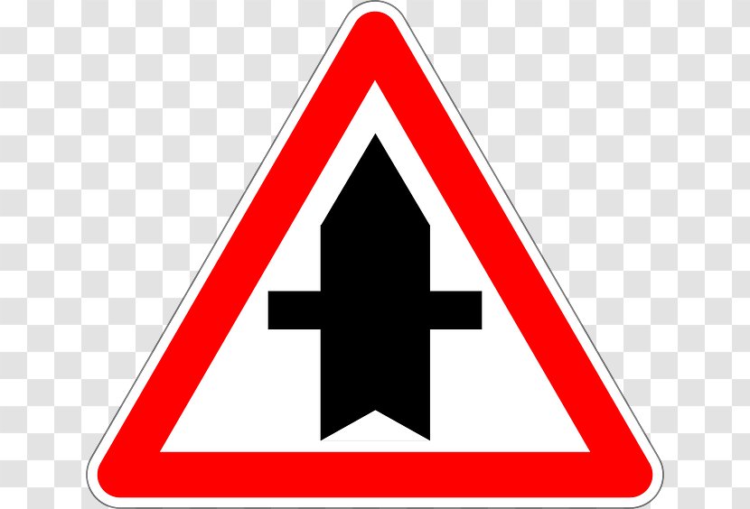 Priority To The Right Road Signs In France Traffic Sign Warning - Advarselstrekant - Brown Telescope Transparent PNG
