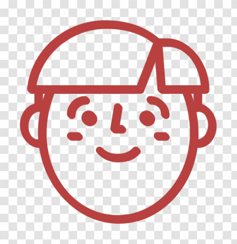 Happy People Outline Icon Emoji Icon Boy Icon Transparent PNG
