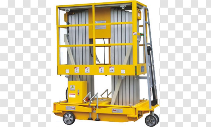 Aerial Work Platform Stacker Elevator Forklift - Metal Transparent PNG