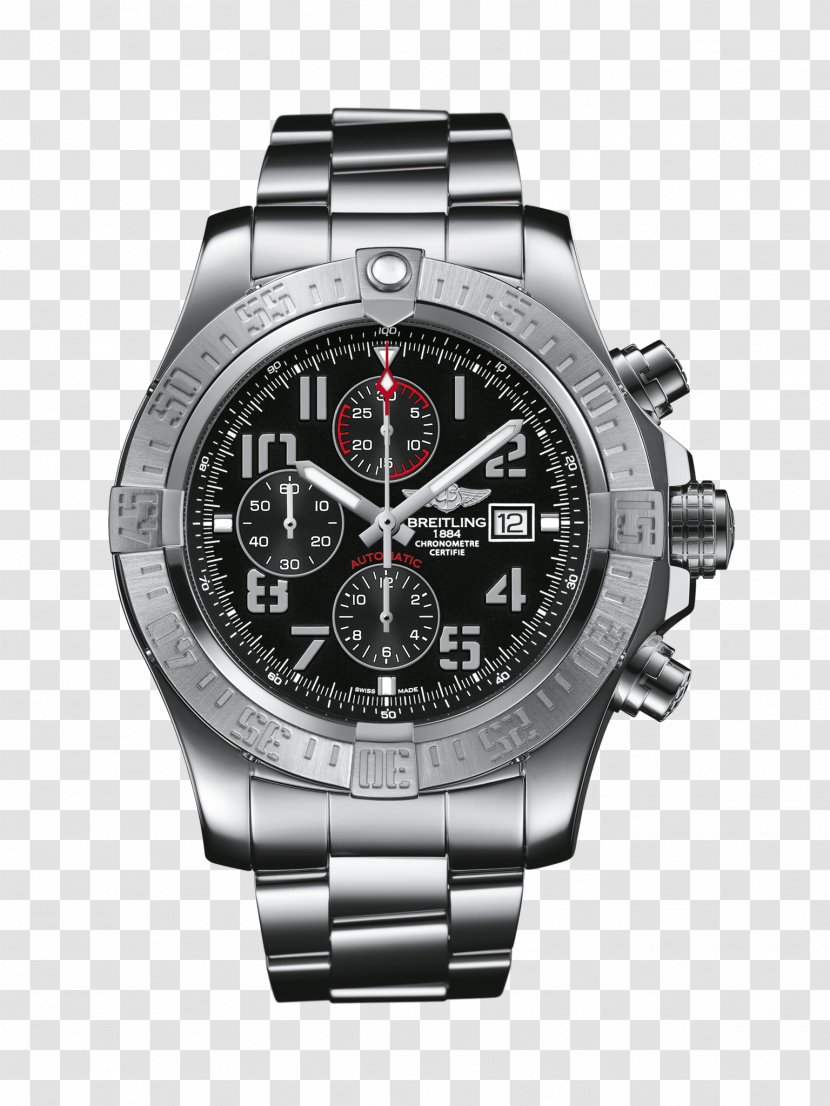 Breitling SA Watch Rolex Super Avenger Blackbird - Ii Transparent PNG