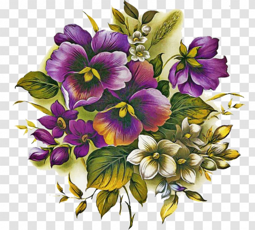 Flower Flowering Plant Violet Purple - Pansy Viola Transparent PNG