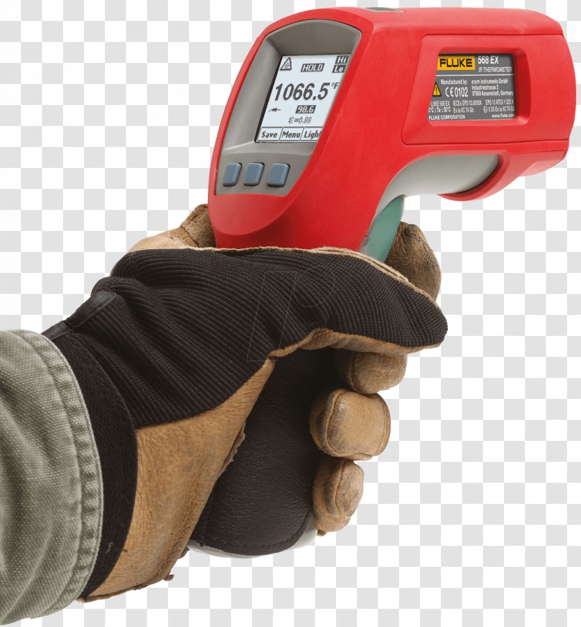 Infrared Thermometers Fluke Corporation Intrinsic Safety Multimeter - Tool - Thermometer Transparent PNG