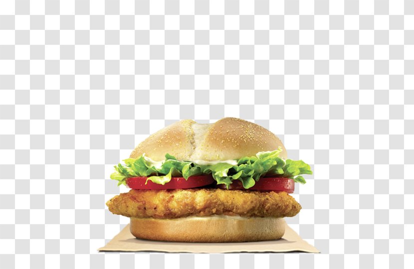 TenderCrisp Chicken Sandwich Burger King Specialty Sandwiches Hamburger Fingers Transparent PNG