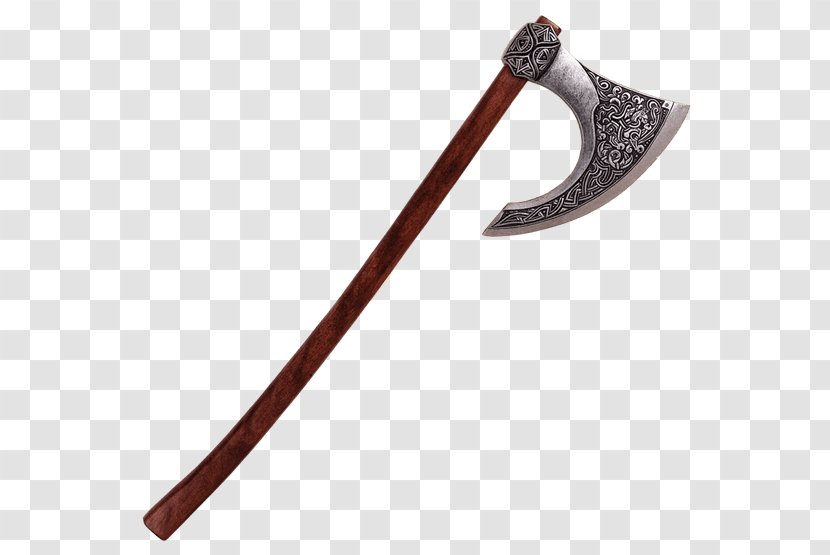 Middle Ages Viking Age Battle Axe Dane - Throwing - Hand Transparent PNG