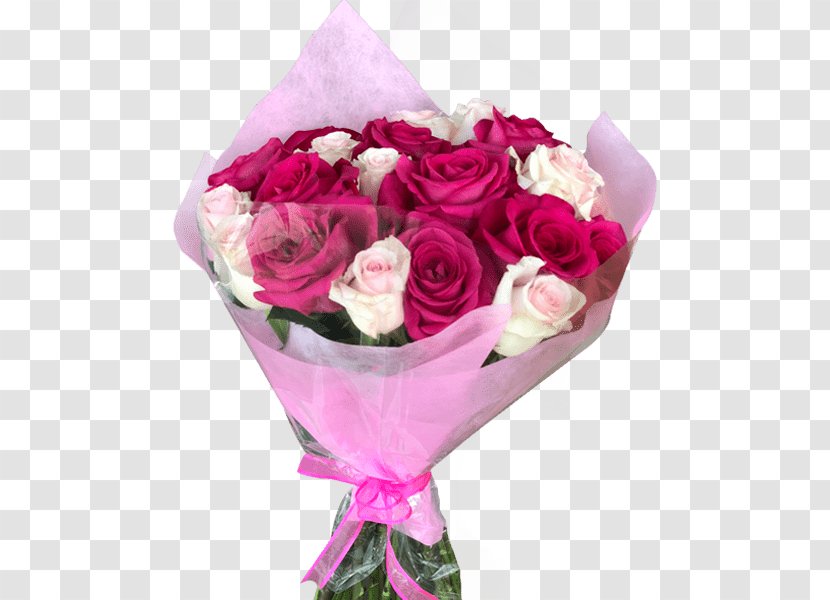 Pink Flowers Background - Bouquet - Hybrid Tea Rose Magenta Transparent PNG