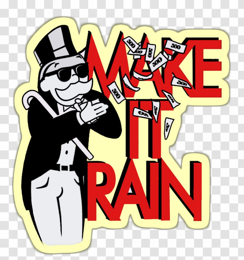 Make It Rain: The Love Of Money Monopoly Rain MONEY Game - Do Not Pass Go Collect 200 - Falling Transparent PNG