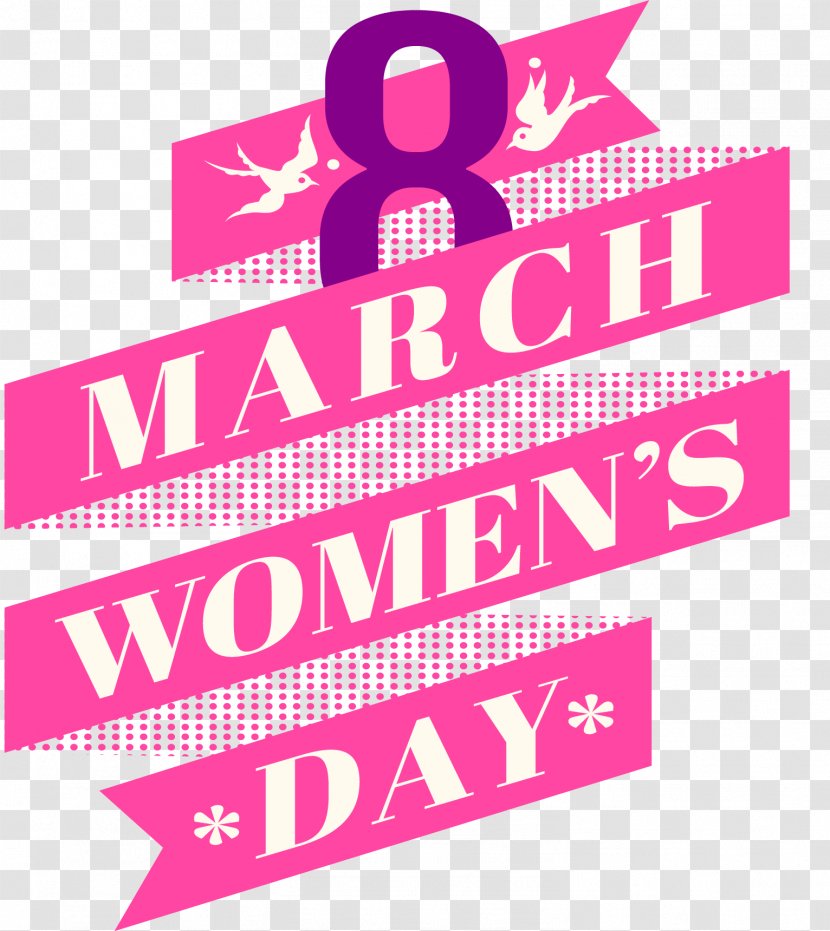 International Womens Day March 8 Woman Illustration - Photography - Rotate Pink Three Or Eight Transparent PNG