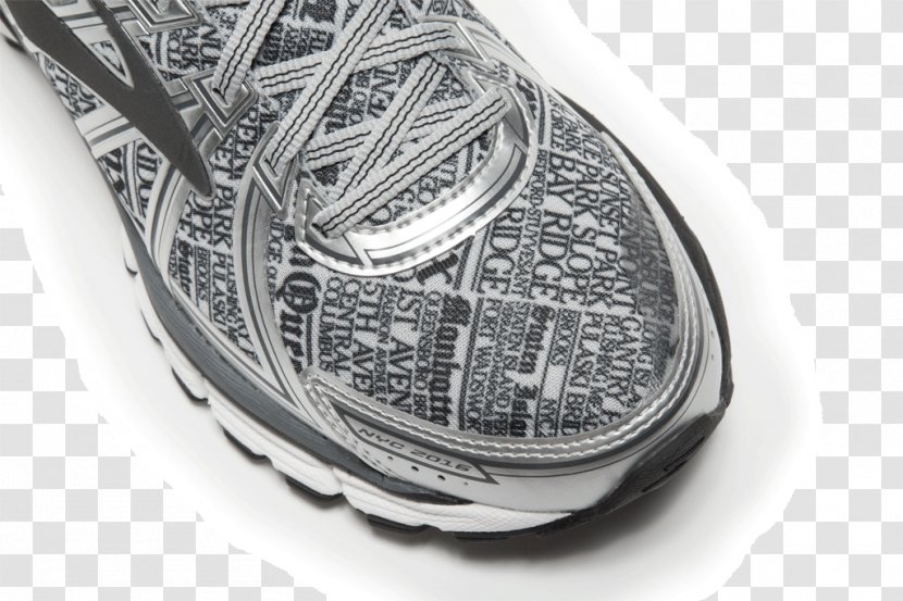 Shoe Brooks Sports New York City Marathon Sneakers Transparent PNG