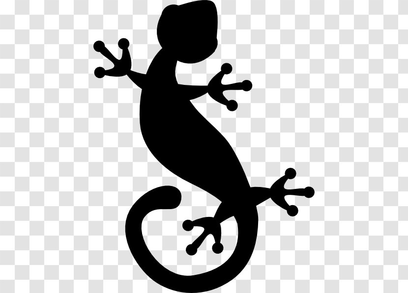 Lizard Gecko Clip Art - Royaltyfree - Silhouette Cliparts Transparent PNG