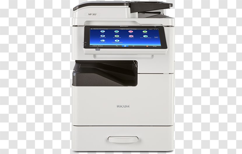 Multi-function Printer Ricoh Photocopier Printing - Standard Paper Size Transparent PNG