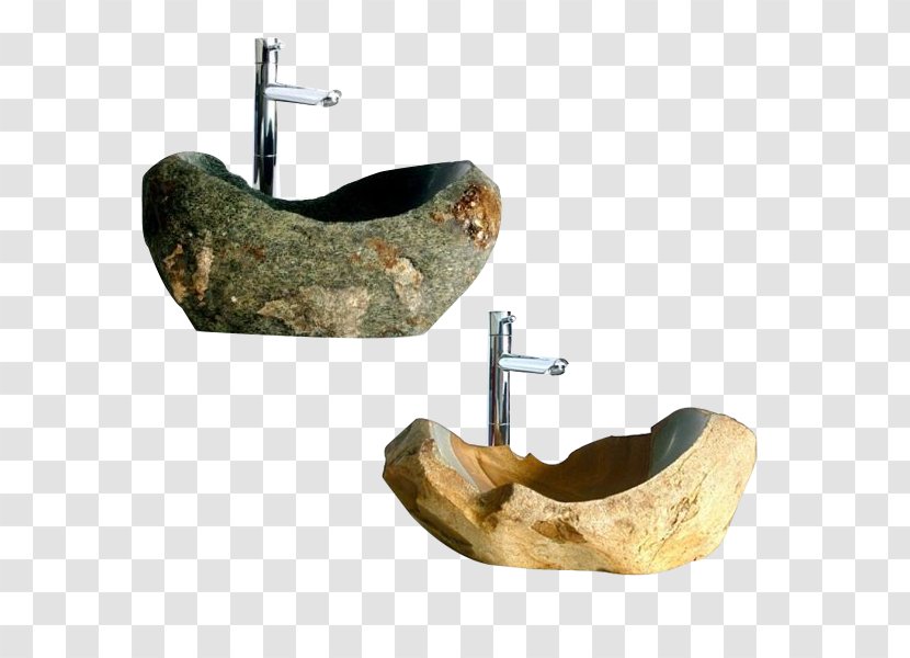 Bowl Sink Bathroom Rock Granite - Marble - Creative Stone Transparent PNG