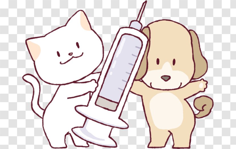 Cat Whiskers Dog Illustration Vaccine - Flower Transparent PNG