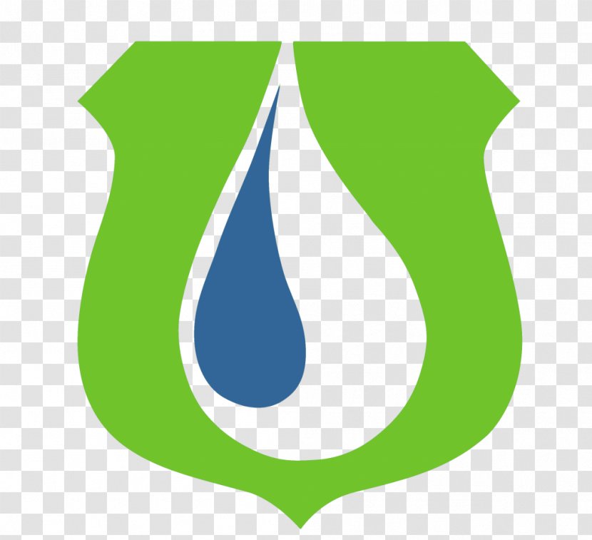 Logo Brand Green Blue - Plant - Water Droplets Leaf Design Transparent PNG